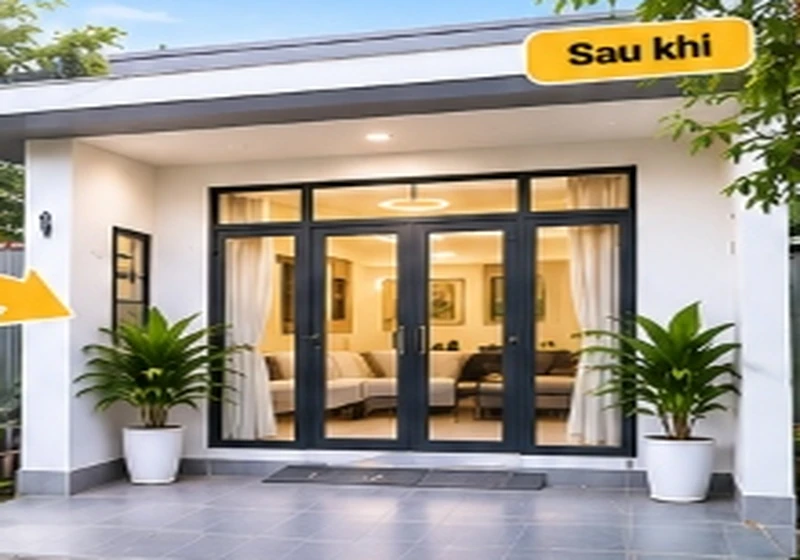 Sau khi cải tạo nhà cấp 4 sáng đẹp hiện đại